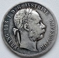 1 Florin 1877 – Franz Joseph I. – Österreich-Ungarn – Silber