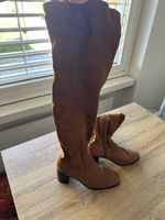 Over-knee boots light brown size 39 