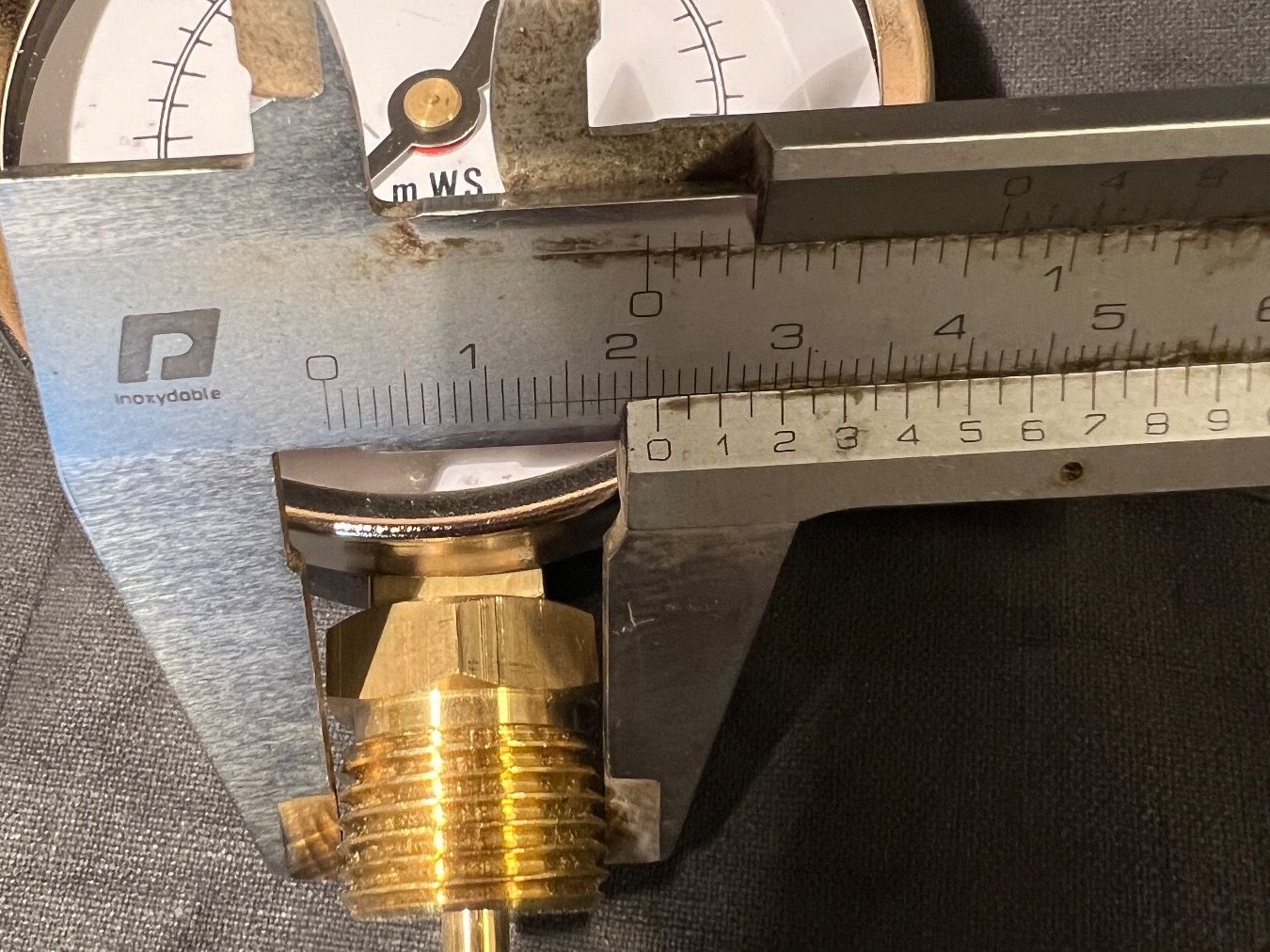 Messen: Manometer Druckmesser 63mm Durchmesser, Neuwertig! – Neu und originalverpackt aus Niederrohrdorf von ledergerber 3