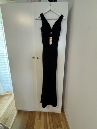 Abendkleid schwarz Spitze