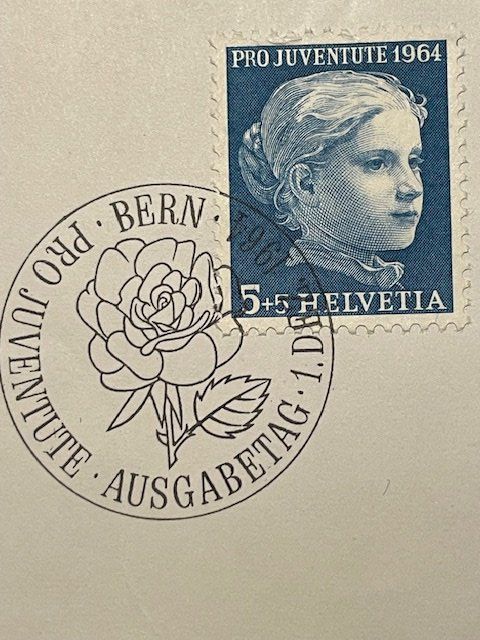 Tutti i francobolli: Projuventute Marken 1964 – Usato da Herisau venduto da ErWi9100 1