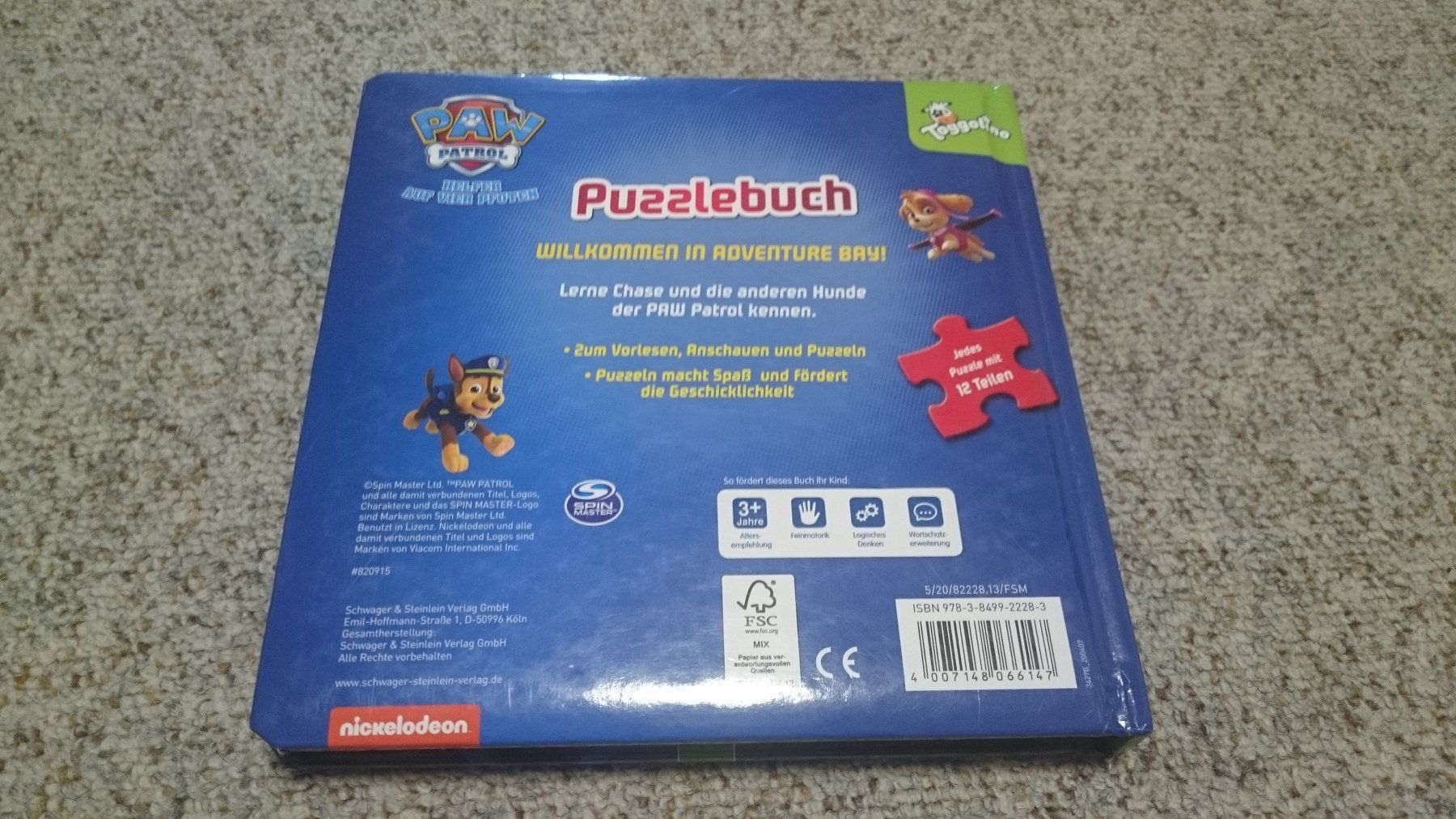 Puzzle: Paw Patrol Puzzle-Buch – Usato da Wiler b.Utzenstorf venduto da Hallucino6 6