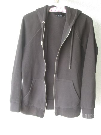 Diesel Herren Zip-Hoodie / Kapuzenjacke Schwarz – Gr. M