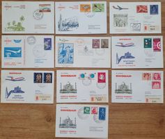 10 Swissair Erstflüge 1969