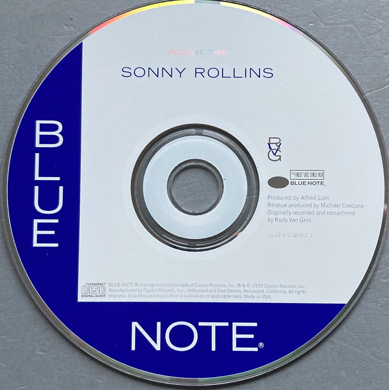 Schallplatten: SONNY ROLLINS - VOLUME TWO – Gebraucht aus Poliez-Pittet von Newtown-Records 4