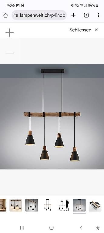 Lampadari & plafoniere: Hängelampe Esstisch Holz – Usato da Tägertschi venduto da Jaflogu08