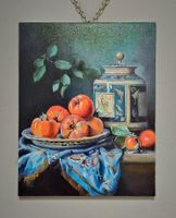 Früchtestillleben, signiert, elegant für Küche & Esszimmer
