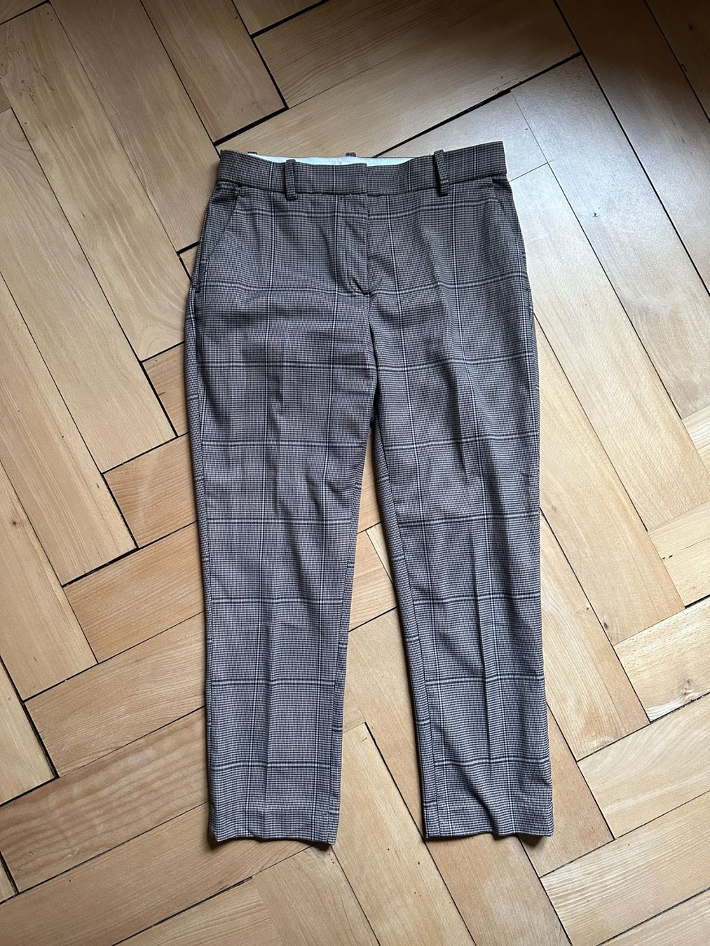 H&M Pantaloni: Hose braun-schwarz kariert - 38 – Usato da Zürich venduto da Diazaio