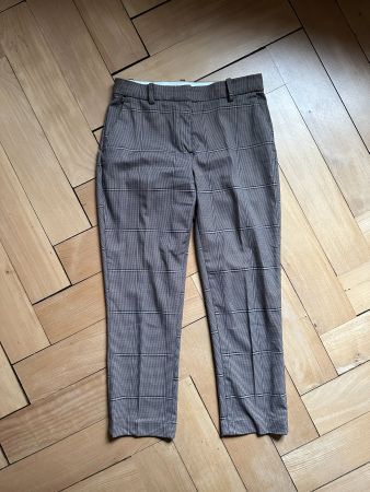 Hose braun-schwarz kariert - 38