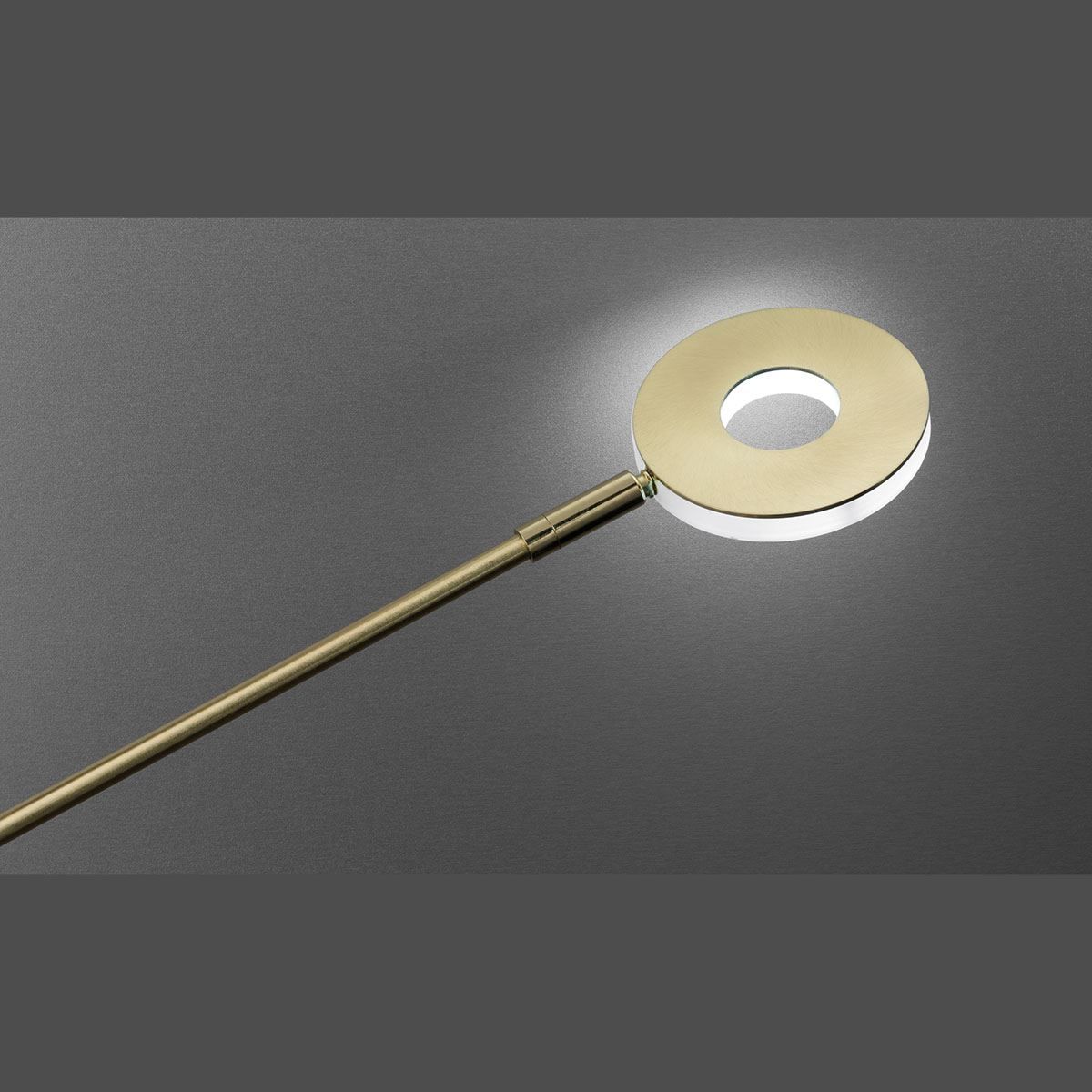 Lampen: LED Stehleuchte, Ring, Messing – Neu (gemäss Beschreibung) aus Kreuzlingen von Smart-Light 3