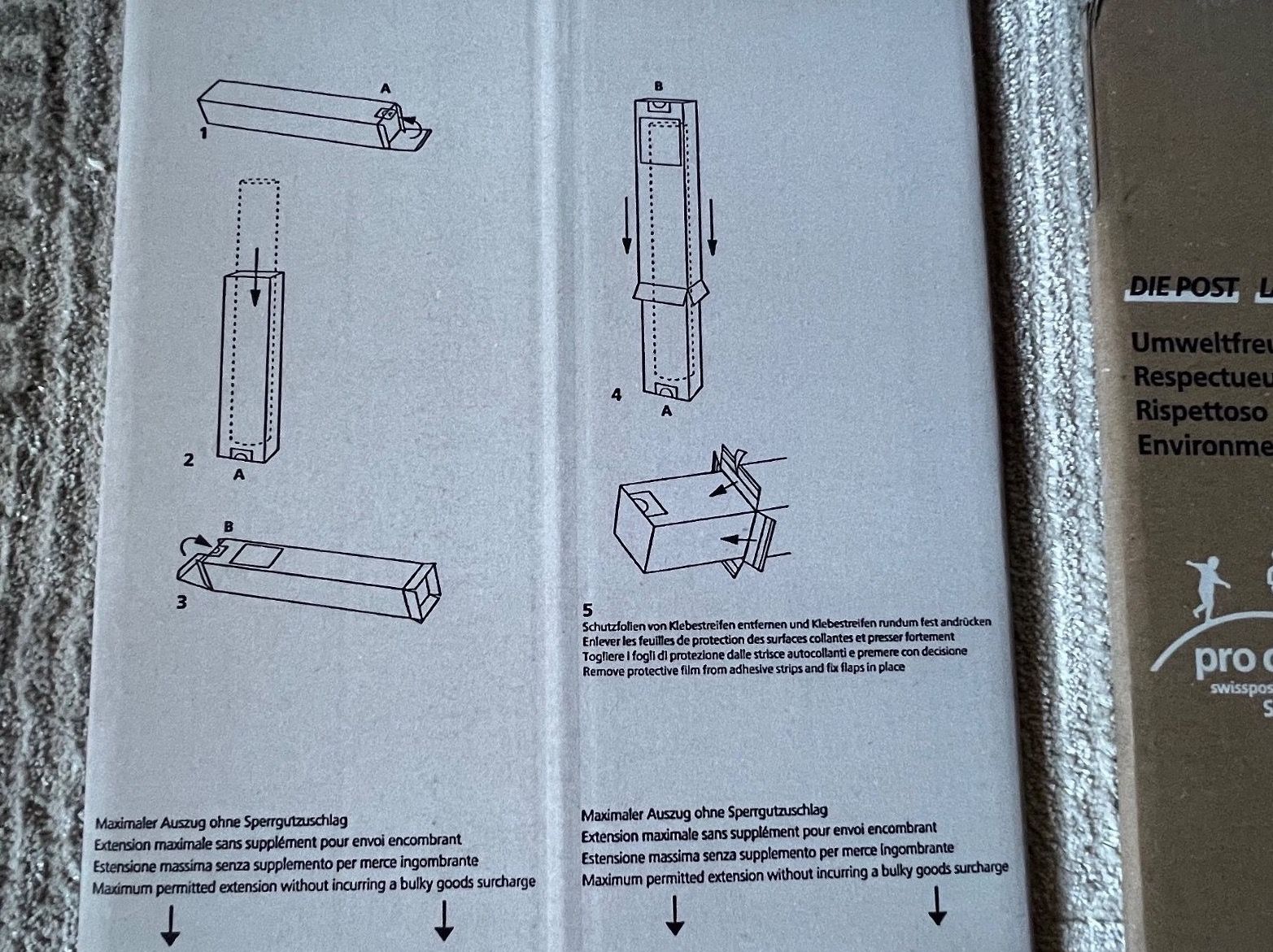 Cartons: Versandkarton PostPac Öko Grösse 7 – Neuf avec emballage d'origine à Vaduz par NotNeeded 5