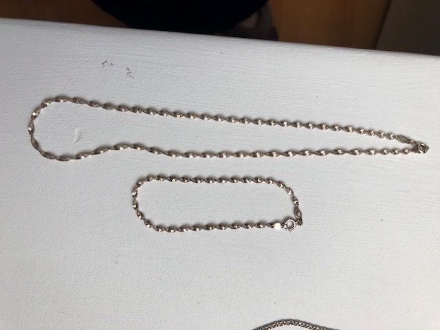 Altri gioielli: Silber Kette und Armband – Usato da Buchs-ZH venduto da Birikina