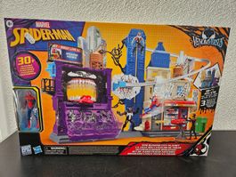 Neu - Hasbro - Marvel Spider-Man Netzschleuderer Spielstadt