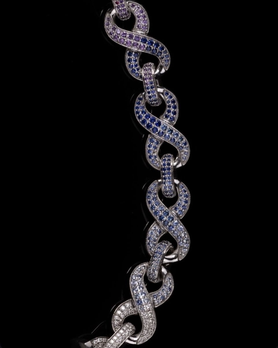 Bracciali & Braccialetti: Infinity Bracelet + Emerald Cut Diamond Clasp – Nuovo (secondo la descrizione) da Sevelen venduto da daVinci02 1