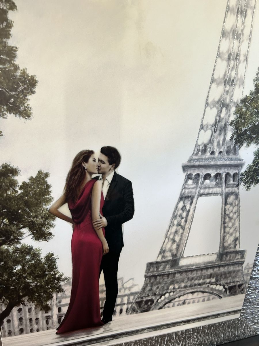 Foto & Immagini: Romantisches Paris Bild mit Rahmen – Usato da Wettingen venduto da Trini16 1