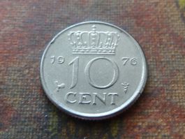 PAYS-BAS  Nederland  10  Cent  1976