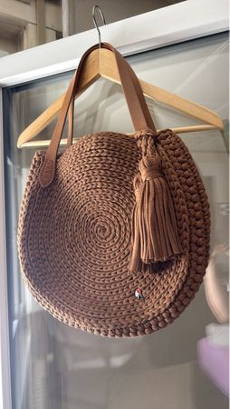Round Boho Bag with Tassels -Perfect Summer Accessory