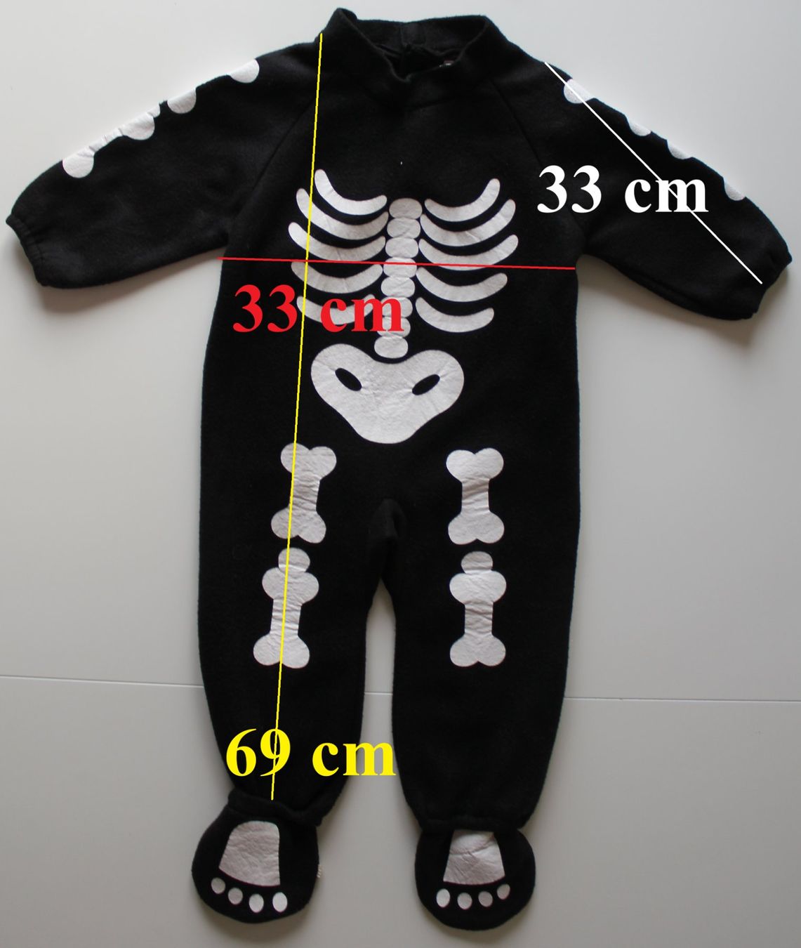 Costumi: Costume squelette / Skelett t. 80 - 86 – Usato da Peseux venduto da CoolShoping 1