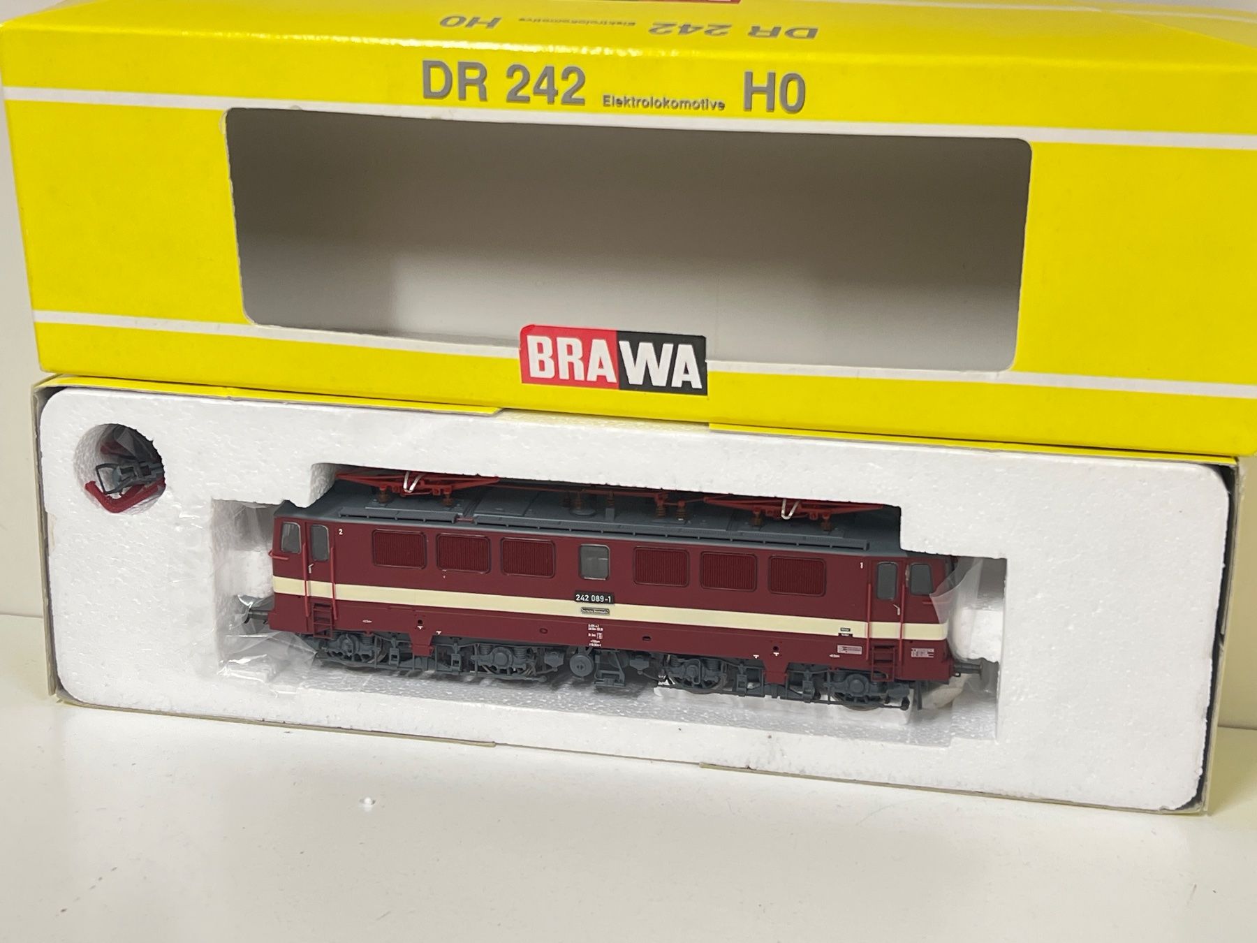 Brawa Modellini di ferrovie: Brawa DR 242 H0/AC 0231 – Nuovo e nell'imballaggio originale da Geroldswil venduto da TopTrain54 1