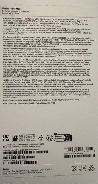 Apple Handys / Smartphones: Apple iPhone 14 Pro Max 512GB 88% Kap mit Panzerglas – Gebraucht aus Oberägeri von Peter01234 2