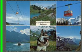 AK color Engelberg OW 6- fach-Multibild ≈ 1968