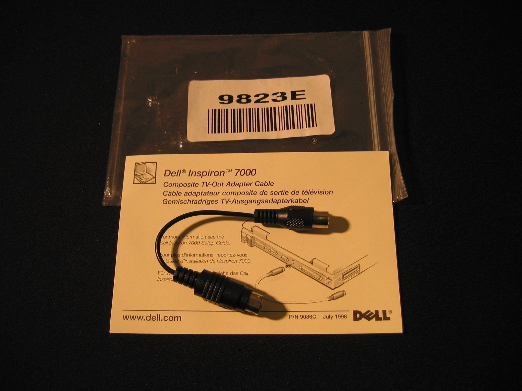 Dell Laufwerke & Adapter: DELL Composite TV-Out Adapter Cable – Neu und originalverpackt aus Oberengstringen von doexpress
