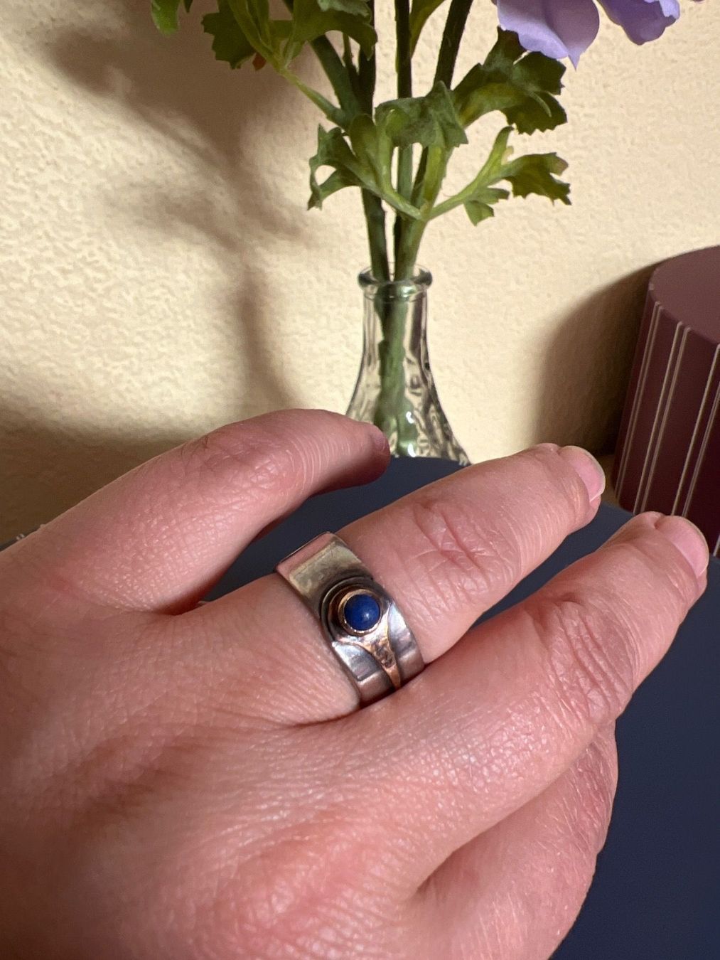 Bagues: Schöner Ring 925 mit Lapislazuli – D'occasion à Seon par Sunny-Schmuck78 2