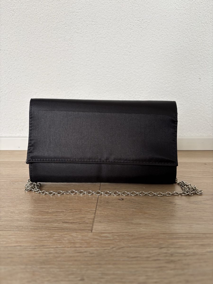 Borse da donna: Schwarze Clutch mit silberner Kette - NEU – Nuovo (secondo la descrizione) da Staufen venduto da yam_6989 3