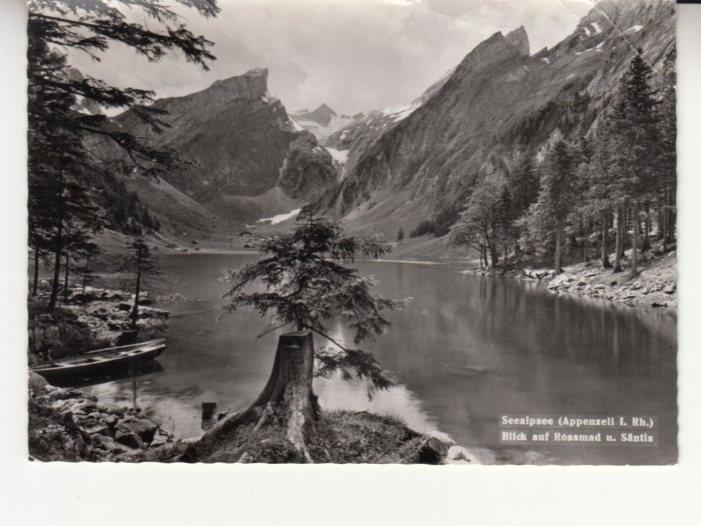 Ansichtskarten: Seealpsee 1961 – Gebraucht aus Bürglen TG von StampGraf