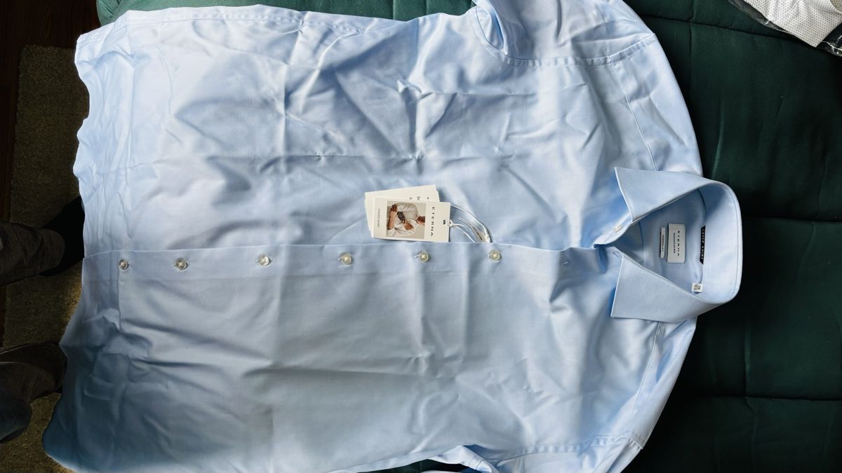 Eterna Camicie: Eterna Anzugshemd neu hellblau – Nuovo e nell'imballaggio originale da Uster venduto da uai_g6vh 3