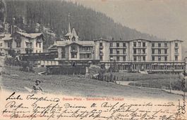 Davos-Platz, Sanatorium Dr. Turban, gelaufen 1901