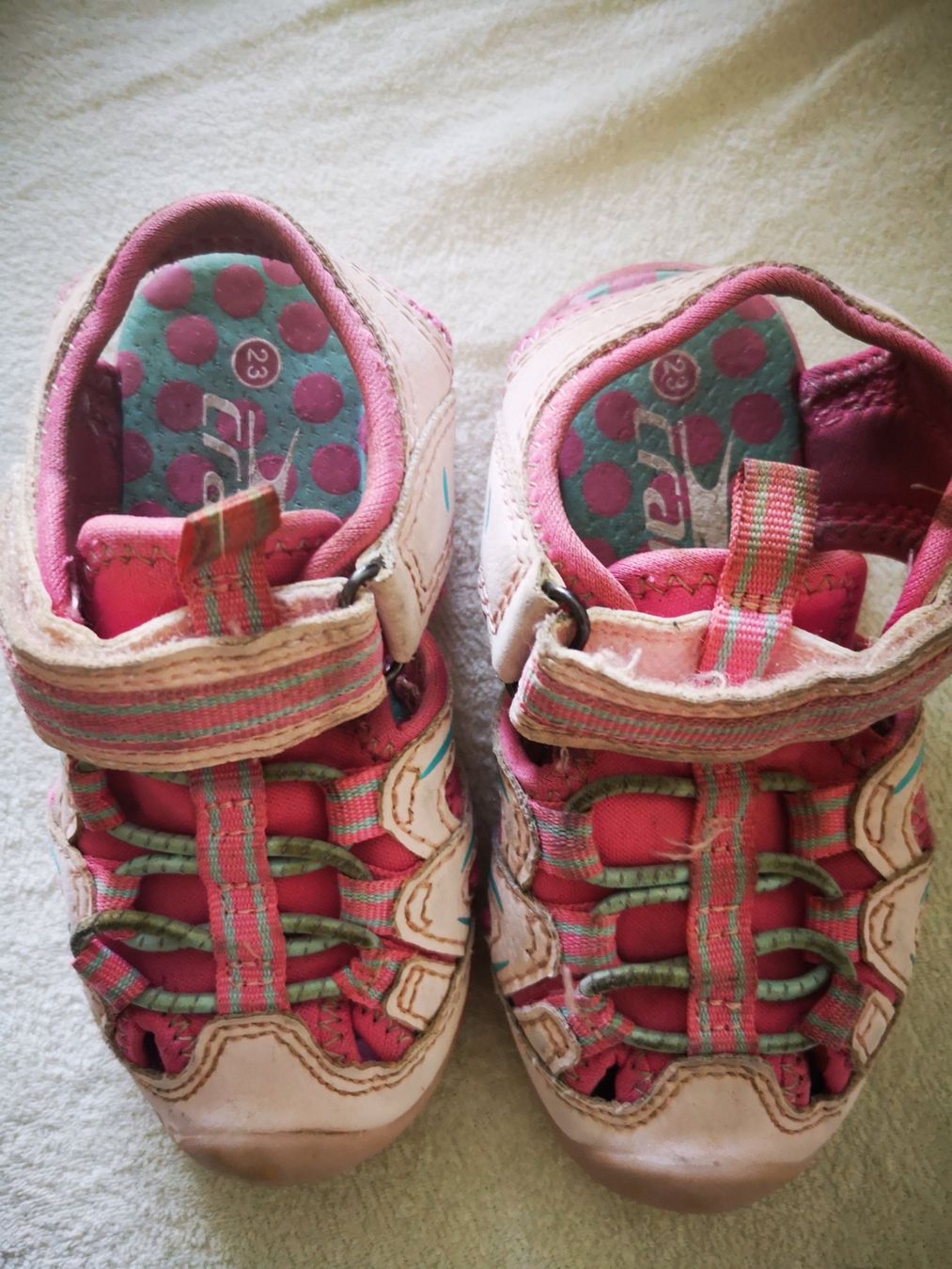 Scarpe per ragazze: Sommerschue - Chaussure d'été 23 – Usato da Onex venduto da Genevois85