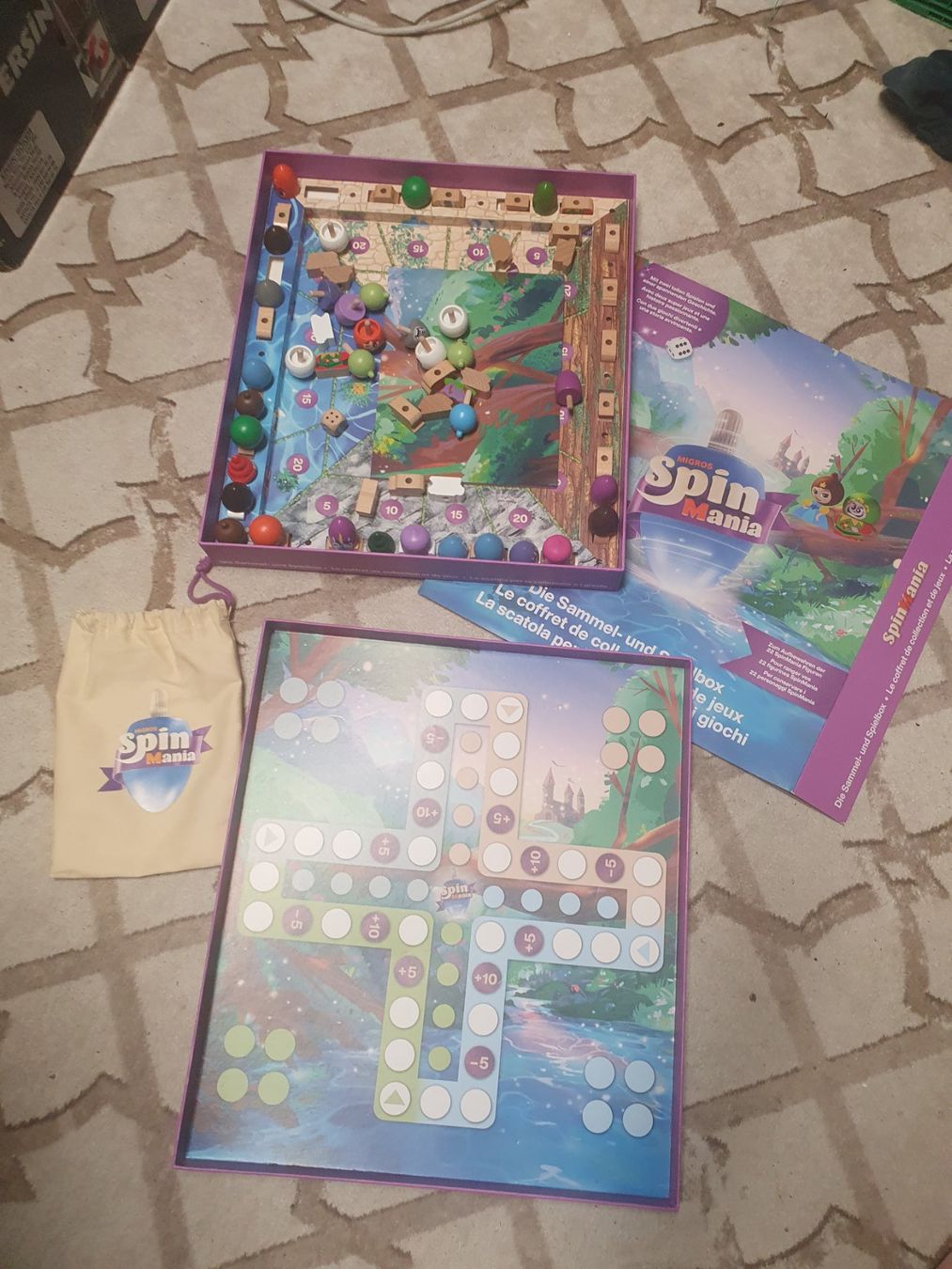 Migros Giochi: Migros Spin Mania Spinmania Brettspiel – Nuovo e nell'imballaggio originale da Zürich venduto da Alibaba1234 1