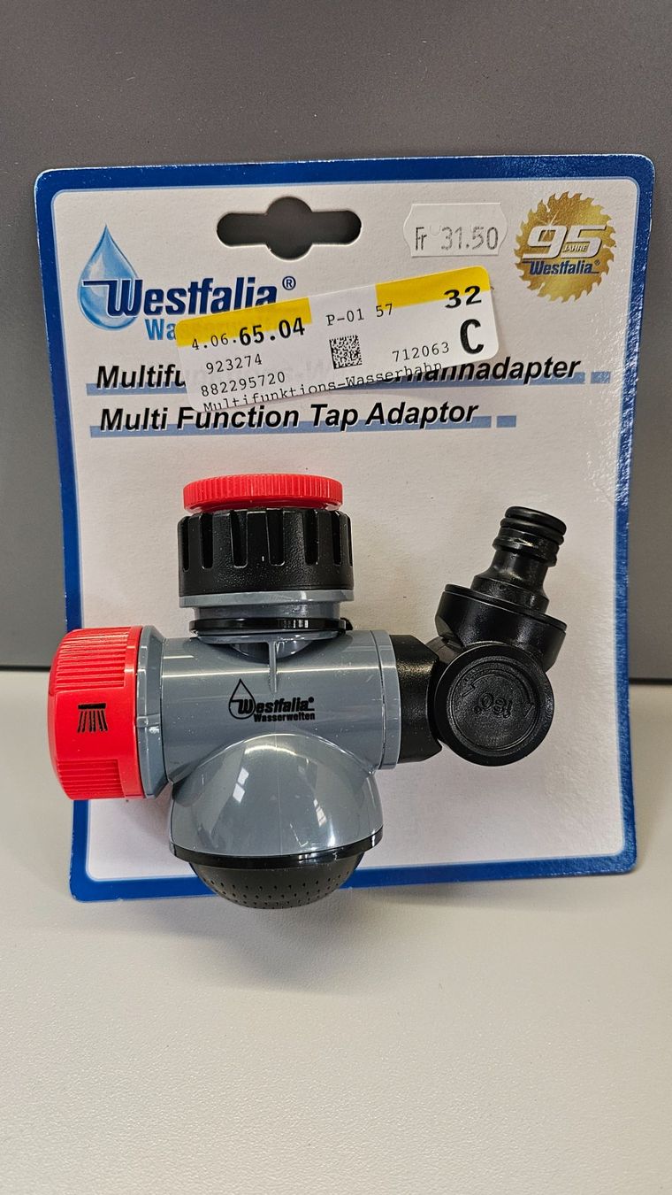 Rubinetteria: Wasserhahn Adapter ab Fr. 1.- neu OVP – Nuovo e nell'imballaggio originale da Jegenstorf venduto da Bracher_Mail-House 1