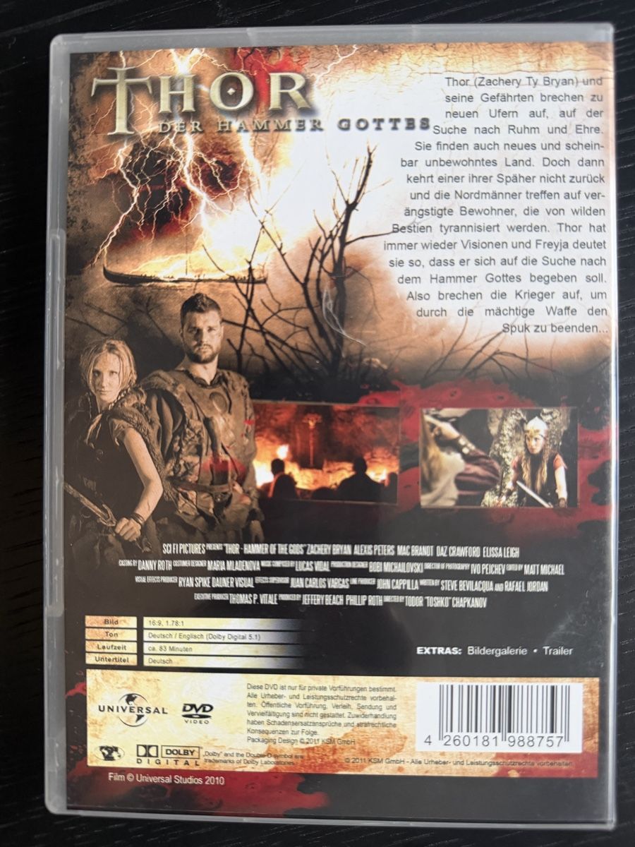 Tutti i DVDs: Thor - Der Hammer Gottes DVD  – Nuovo (secondo la descrizione) da Lausen venduto da EisAmStiel94 1