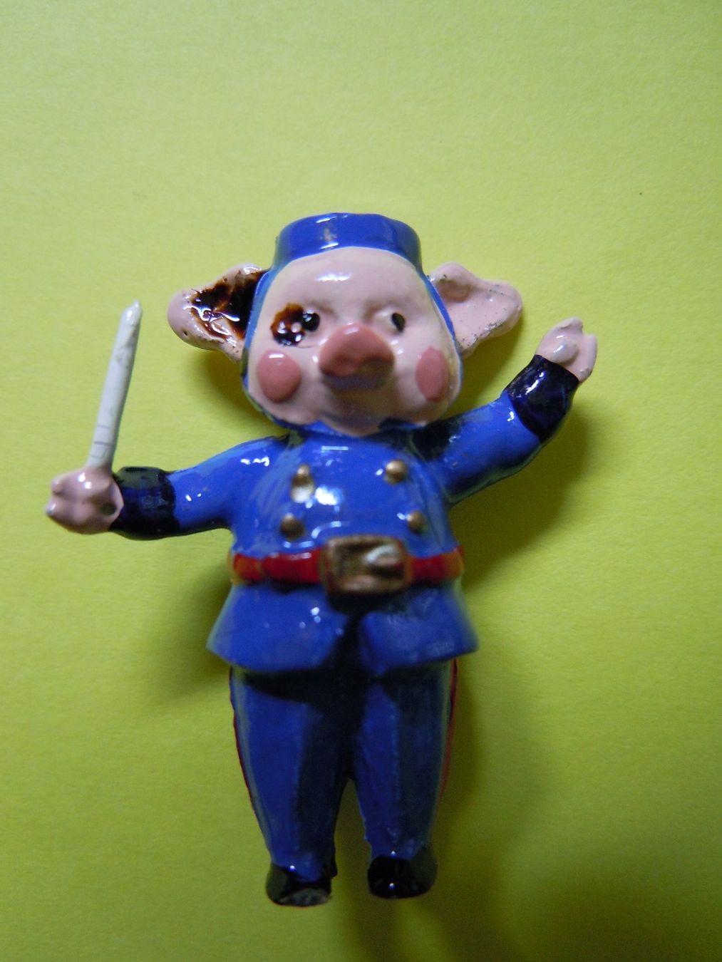 Statuette: Schweine Musik aus Blei Handbemalt – Usato da Luzern venduto da Baumli1 4