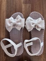 Damen Sandalen mit Schleife beige Grösse 39 neuwertig
