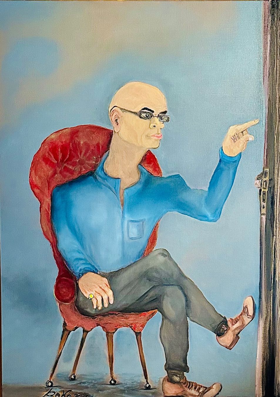 Dipinti: Original oil Bild /Chef /Kunst Doks – Nuovo e nell'imballaggio originale da Beromünster venduto da dok_b8mf