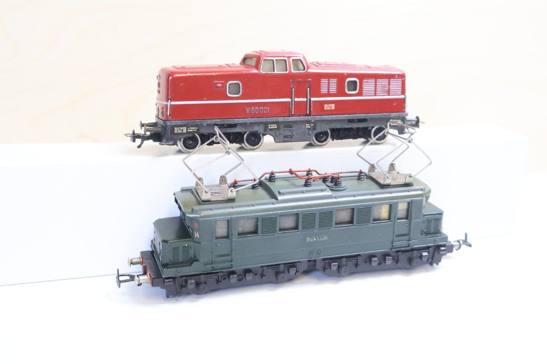 Trix Modellini di ferrovie: Trix 2 x Rangierlok & E-Lok- H0 DC 1960er – Usato da Winterthur venduto da Monstera 2