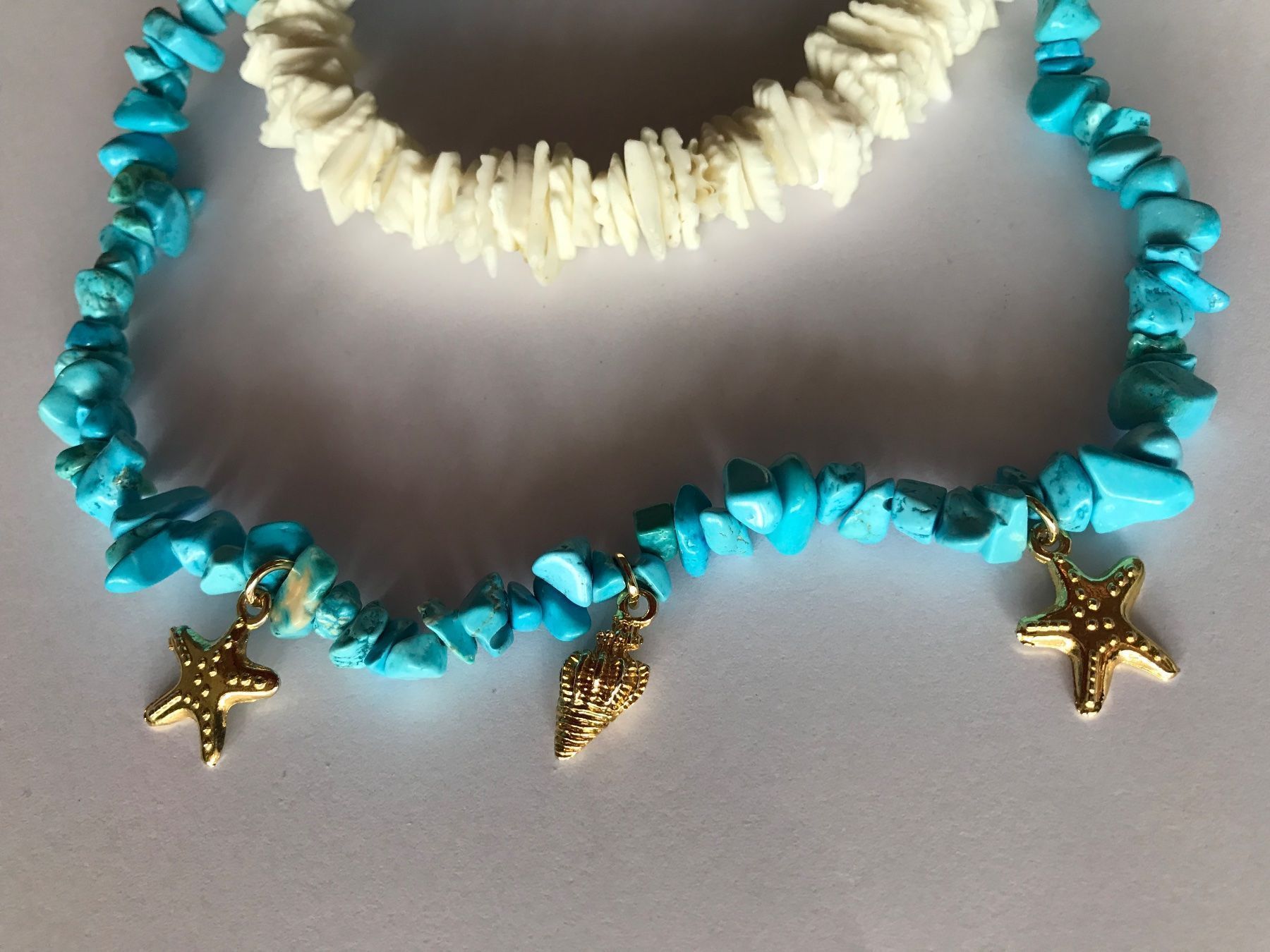 Catenine: Collier nacre et turquoises – Usato da Grimisuat venduto da eliseba88 4