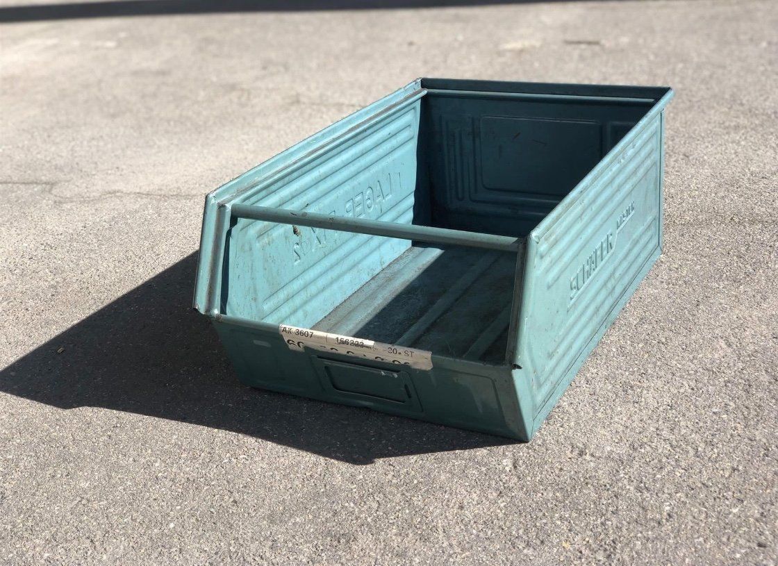 Casse di trasporto: 4 grosse Metallkisten, vintage, Loft – Usato da Oberaach venduto da Wicktrade 7