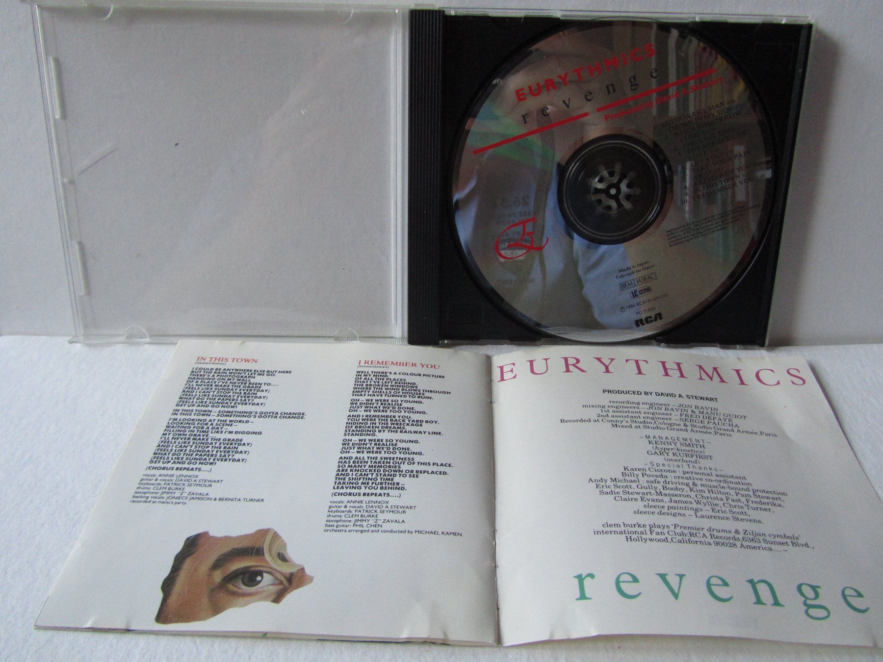 CD: Eurythmics, CD, revenge – Usato da Weiningen ZH venduto da dietsch57 2