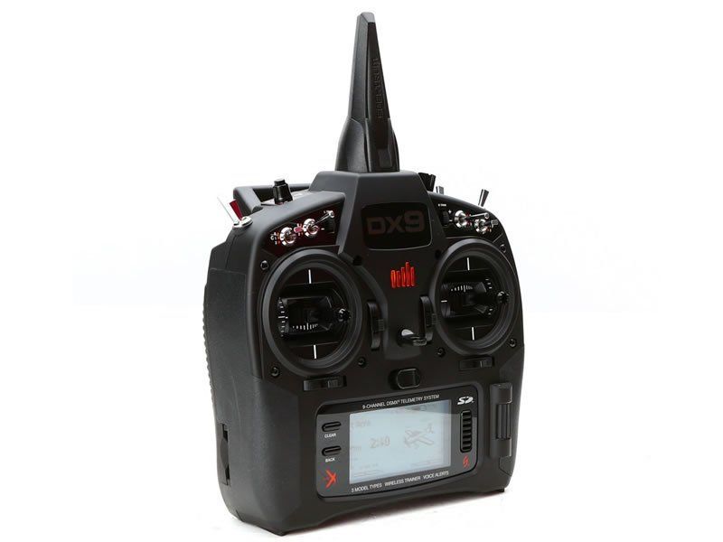 Spektrum Fernsteuerungen: SPEKTRUM DX9 BLACK EDITION DSMX 9CH EINZELSENDER – Neu und originalverpackt aus Balsthal von Jetline 1