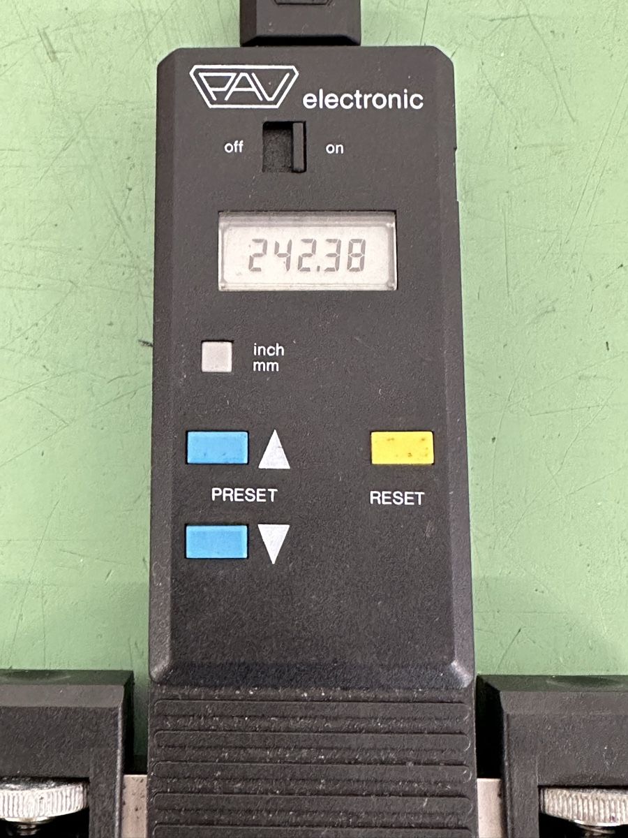 Misurare: Digital Tiefenmass, depth caliper PAV 242 mm. – Usato da Aarberg venduto da SNMachines 2