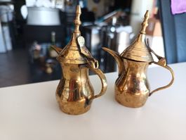 Dallah Messing Kaffeekannen Orientalisch
