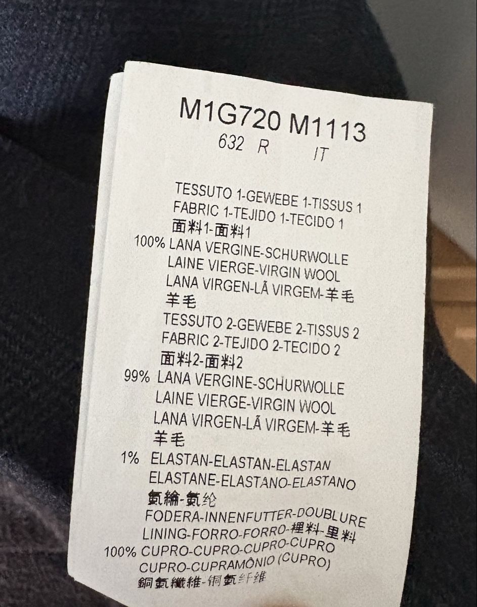 Armani Giacche: ARMANI Sakko Jacket 48 Schurwolle – Usato da Basel venduto da PabloMaleta 3
