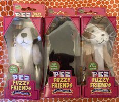 PEZ Fuzzy Friends-Hund-Sammelfigur Usa Set