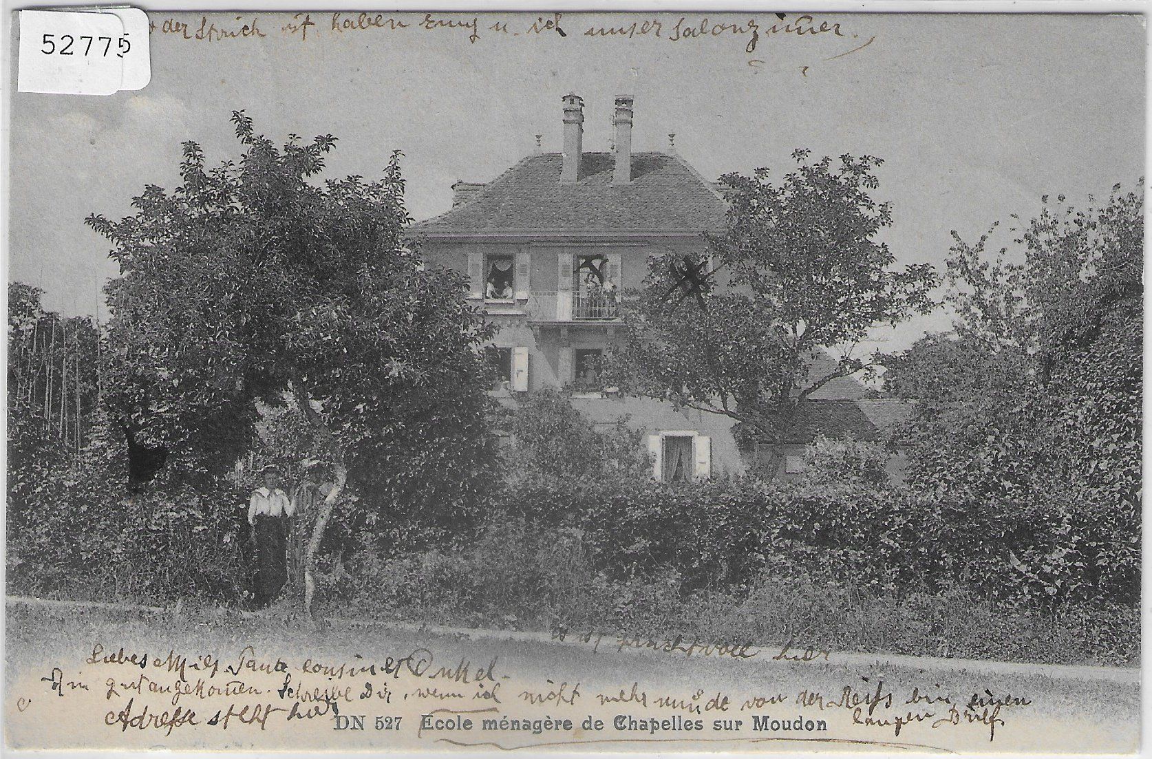 Cartoline postali: Ecole menagere de Chapelles sur Moudon – Usato da Ettingen venduto da Kartenplanet