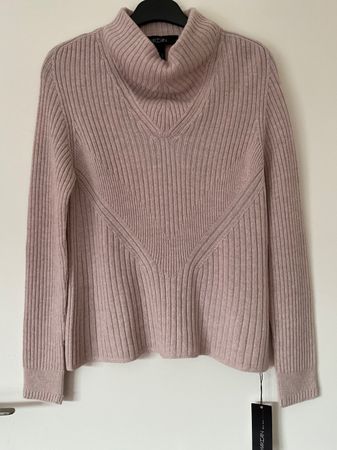 Marc Cain feine Wolle Pullover Gr 40 Puder NEU NP 480