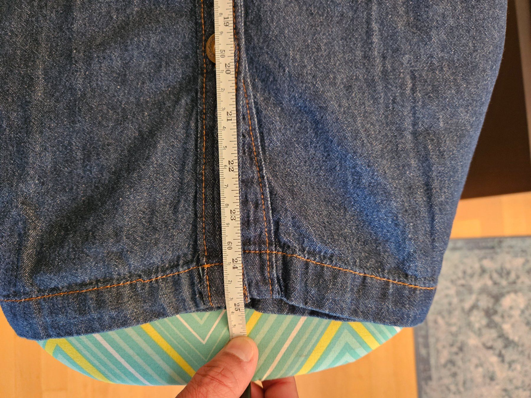Gonne: Denim Skirt, Button Front, Size 30, Classic! – Usato da Basel venduto da yat_r699 5